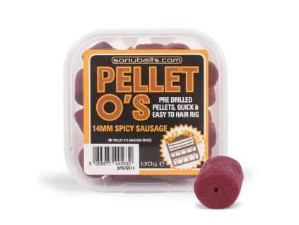 39442 sonubaits o s pellets spicy sausage 14mm 120g