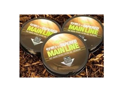 40777 korda subline tapered mainline 0 30 0 50mm brown 300m