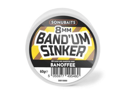 40816 sonubaits sinkers band um banoffe 8mm 45g