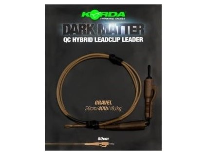 41209 korda dark matter leader qc hybrid clip gravel