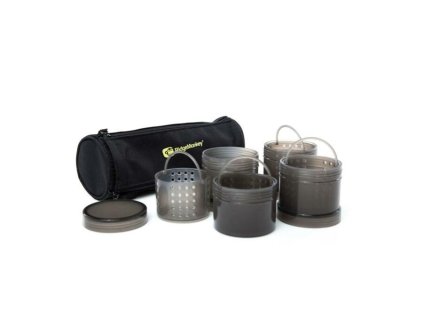 41293 ridgemonkey kelimky modular hookbait pots black 4ks