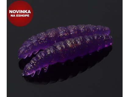 41734 libra lures larva 45 purple with glitter cheese 8ks