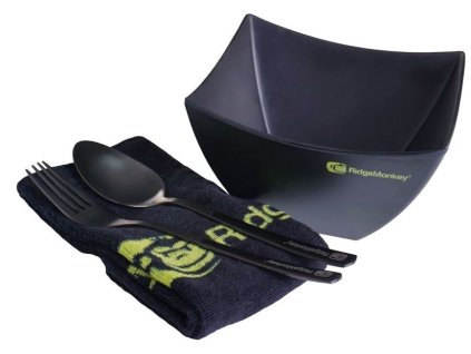 43315 ridgemonkey jedalenska sada sq dlx bowl set