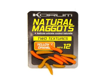 45262 korum natural maggot yellow orange