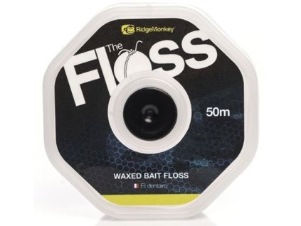 45898 ridgemonkey the floss waxed bait floss 50m