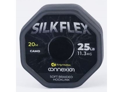 45904 ridgemonkey connexion silkflex soft braid 25lb 20m