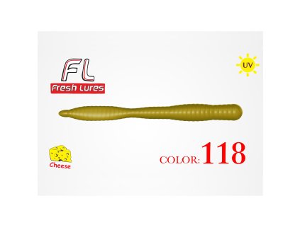47908 fresh lures flatworm 3 1 8cm 1 65gr 118 prirodna zelena
