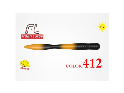 47935 fresh lures flatworm 3 1 8cm 1 65gr 412 cierno zlto cierna