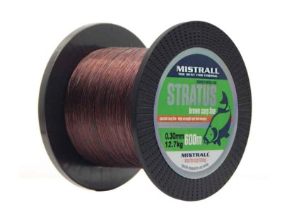 48535 mistrall silon stratus carp brown 600m 0 25mm