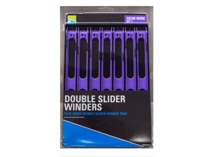 50728 preston double slider winders 26cm wide purple
