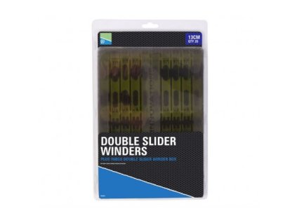 50731 preston double slider winders 13cm in a box