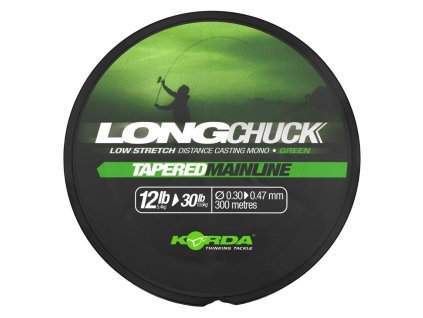 50965 korda longchuck tapered mainline green 0 30 0 47mm 300m