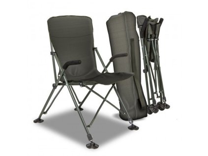 solar kreslo undercover green foldable easy chair high1