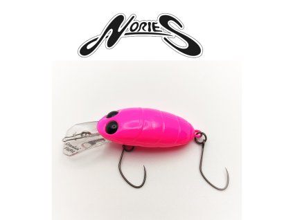 52687 nories wobler cranking pupa hot pink 3 5cm 2 6g c f 130