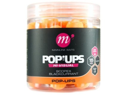 53341 mainline high visual pop ups scopex blackcurrant 15 mm