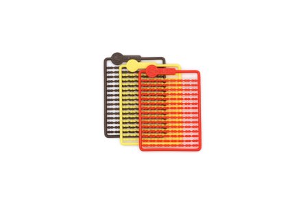 53383 guru micro hair stops red brown yellow