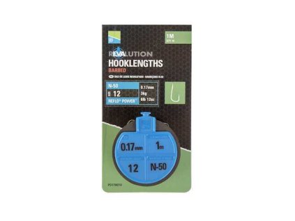 54049 preston revalution hooklengths n50 vel 16