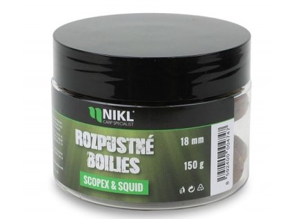 54595 nikl rozpustne boilies scopex squid 14mm 150g
