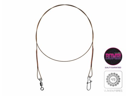 55177 delphin ocelove lanko bomb s obratl a karabinkou 2ks 20cm 7kg