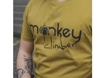 55426 monkey climber tricko front cover shirt olive oil vel m