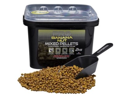 56512 starbaits pelety mixed pro banana nut 2kg