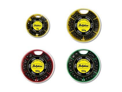 5677 delphin soft vyvazovacie olova 100g cervena