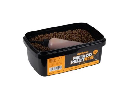 57049 mikbaits method pelet box 400g 120ml activator mango