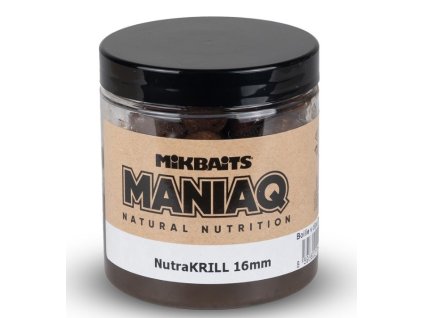 57073 mikbaits boilies v dipe maniaq nutrakrill 16mm 250ml