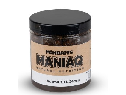 57079 mikbaits boilies v dipe maniaq nutrakrill 24mm 250ml
