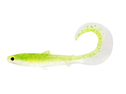 58054 westin bullteez curltail 10cm 6g sparkling chartreuse