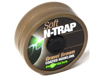 58510 korda n trap semi stiff gravel brown 20lb 20m