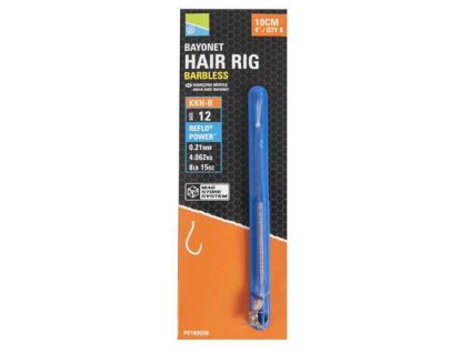 60145 preston kkh bayonet hair rigs 10cm vel 14