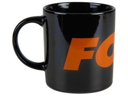 60154 fox black and orange logo ceramic mug