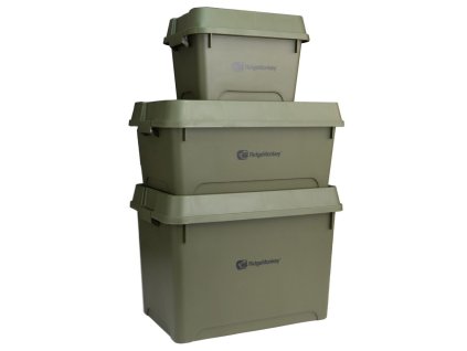 61120 ridgemonkey armoury stackable storage box 16l