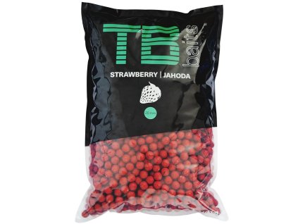 61837 tb baits boilies strawberry 10kg 24mm