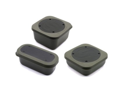 62302 guru bait box solid lid 1 pint green