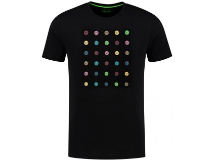 62617 korda tricko dot tee black vel xl