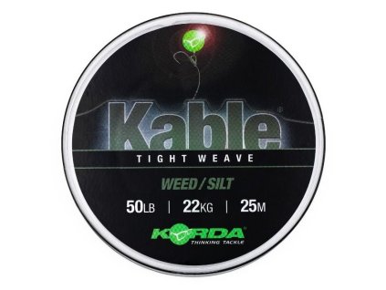 62836 korda kabel tight weave 25m weed