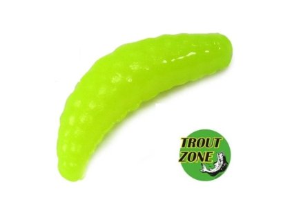 63136 trout zone maggot 1 3 syr chartreuse