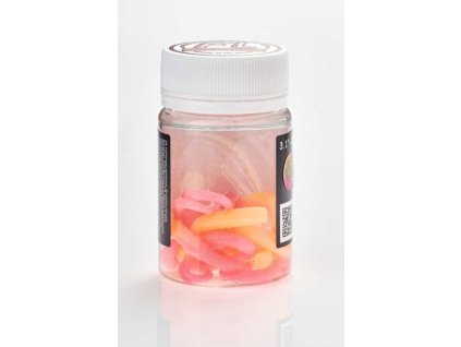 63247 fresh lures flipworm 3 1 8cm 1 65gr 214 ruzovo oranzova