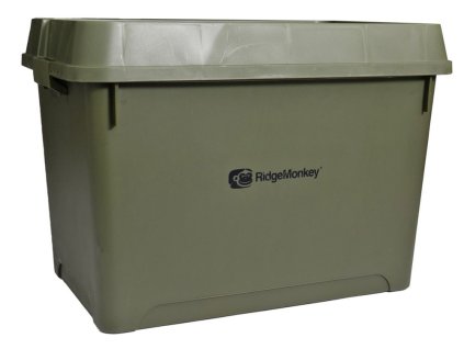 ridgemonkey box armoury stackable storage box 66 l1