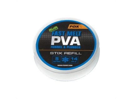 6610 fox edges pva mesh 5m fast melt refills 14mm stix