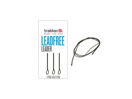 trakker leadfree leader 75cm 45lb 3ks2