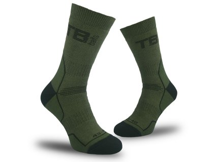 tb baits ponozky thermo perfect khaki