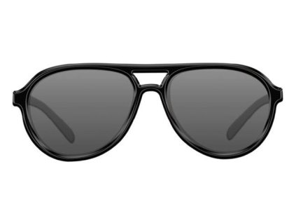 7423 korda polarizacne okuliare aviator mat black frame grey len