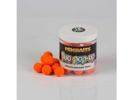 844 mikbaits fluo pop up 250ml polnocny pomaranc 14mm