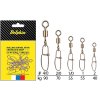 16804 delphin rolling swivel with crosslock snap bn 1
