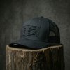 tb baits siltovka trucker cap 3d logo black (3)