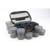 3406 fox camolite glug pot case inc 8x pots