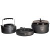 4204 giants fishing 3 piece pan kettle set sada nadob s konvickou